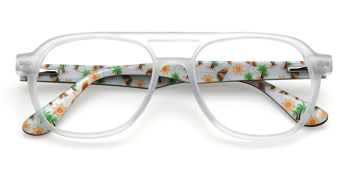 Clear Frosted Madilynn (Age 7-9) Glasses - Kids Glasses