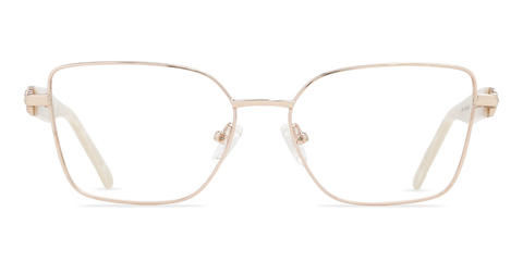 Rose Gold Jaylani - Rectangle Glasses