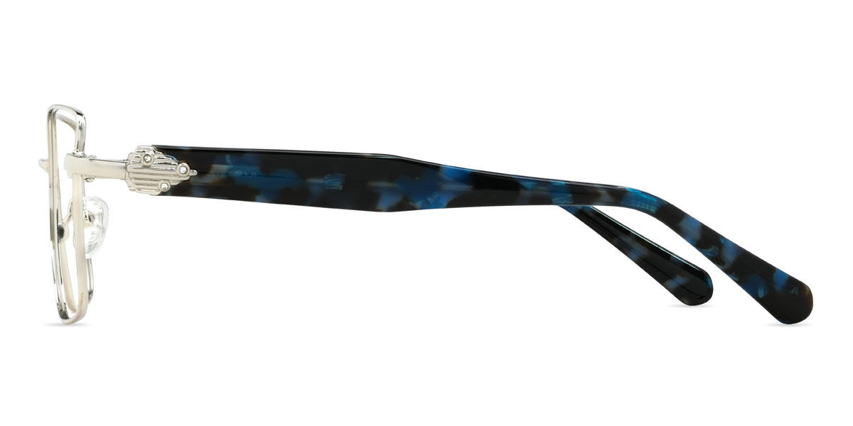 Silber Jaylani Brille - Rectangle Glasses