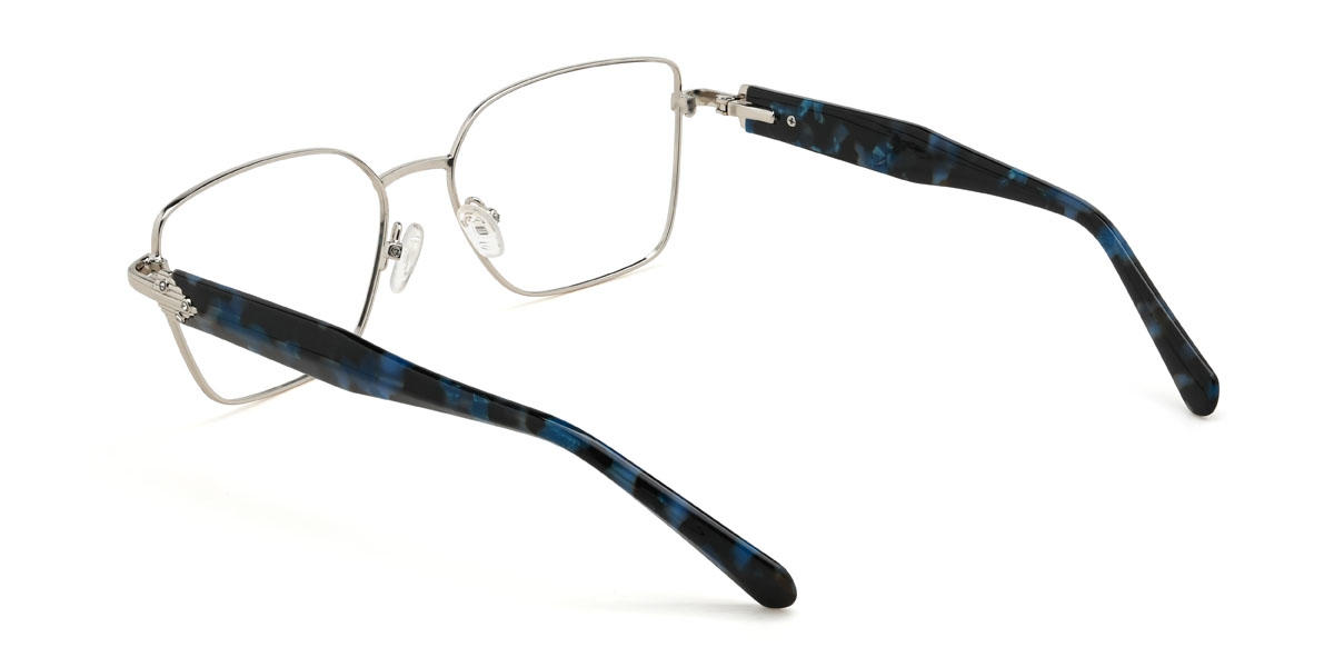 Silber Jaylani Brille - Rectangle Glasses