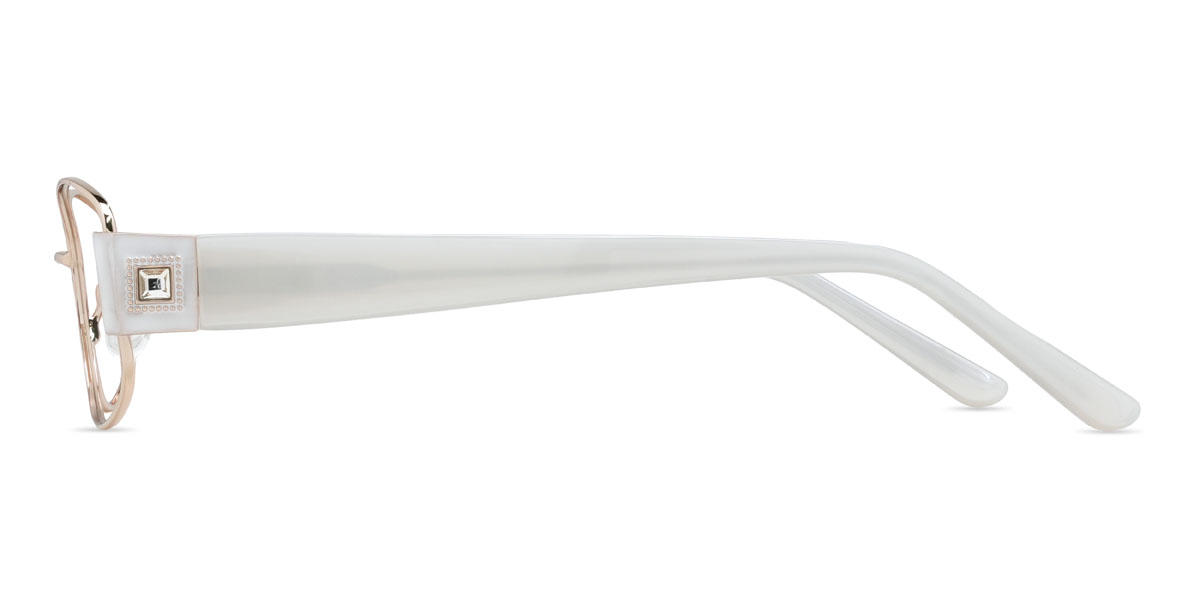 Rosa Oro Elisha Gafas - Rectangle Glasses