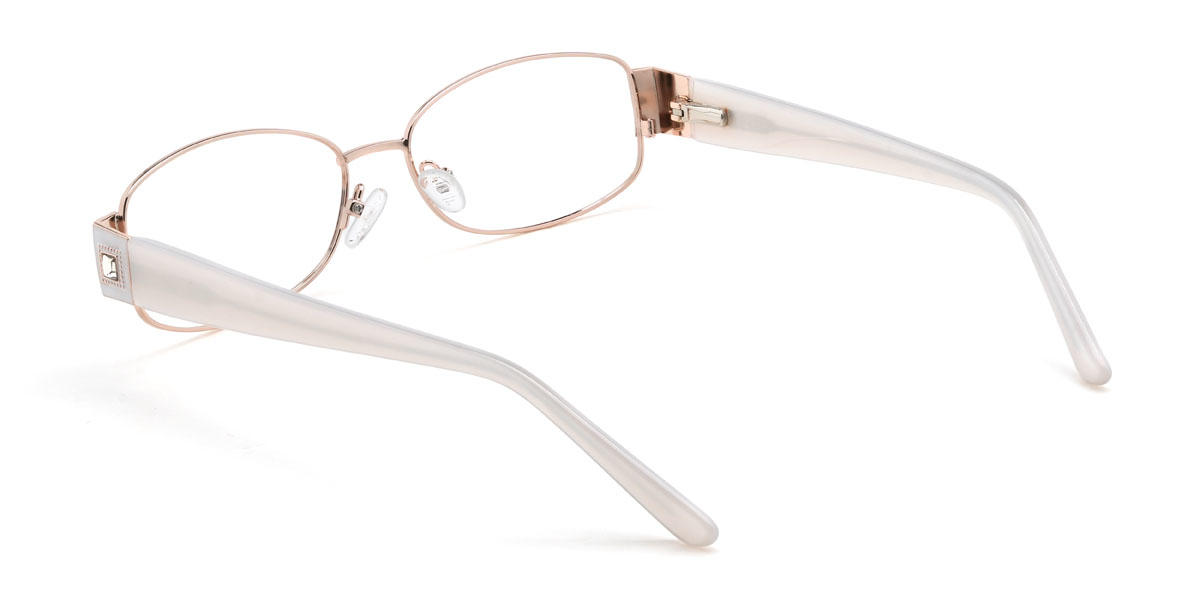 Rosa Oro Elisha Gafas - Rectangle Glasses