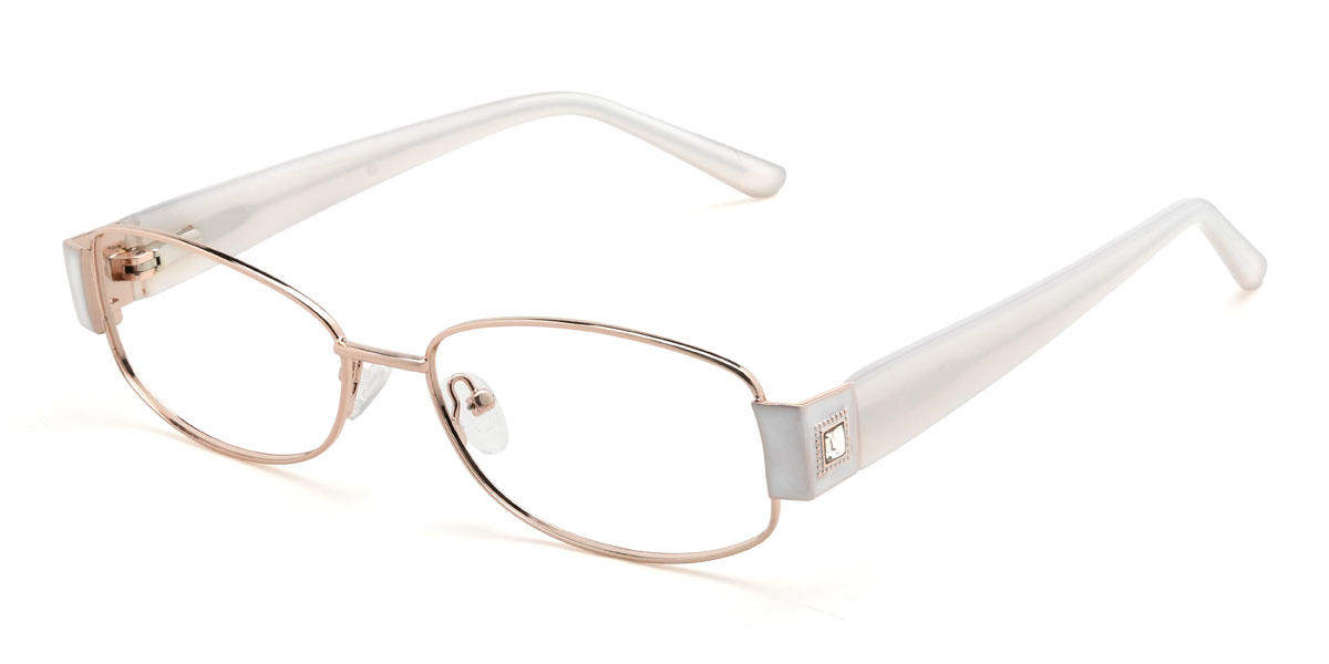 Rosa Oro Elisha Gafas - Rectangle Glasses