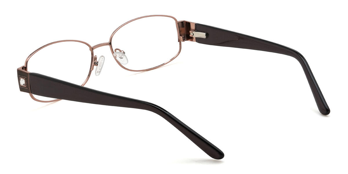 Brown Elisha Glasses - Rectangle Glasses