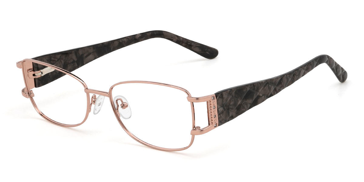 Brown Alessandro Glasses - Rectangle Glasses