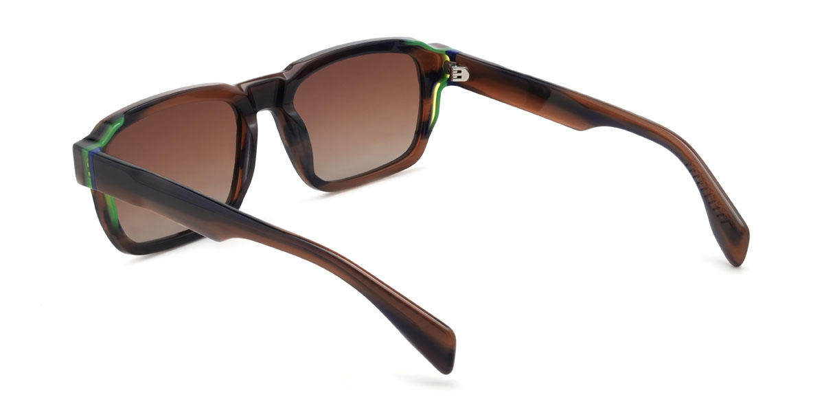 Braun Gradual Braun Shepherd Brille - Rectangle Sunglasses