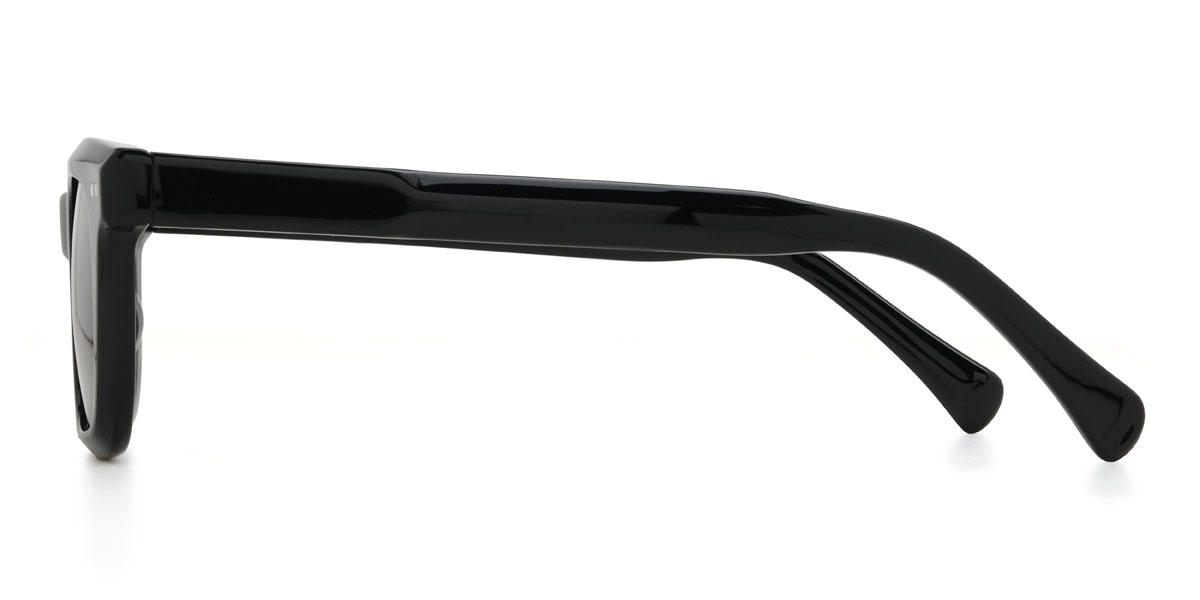 Black Grey Aadhya Glasses - Rectangle Sunglasses