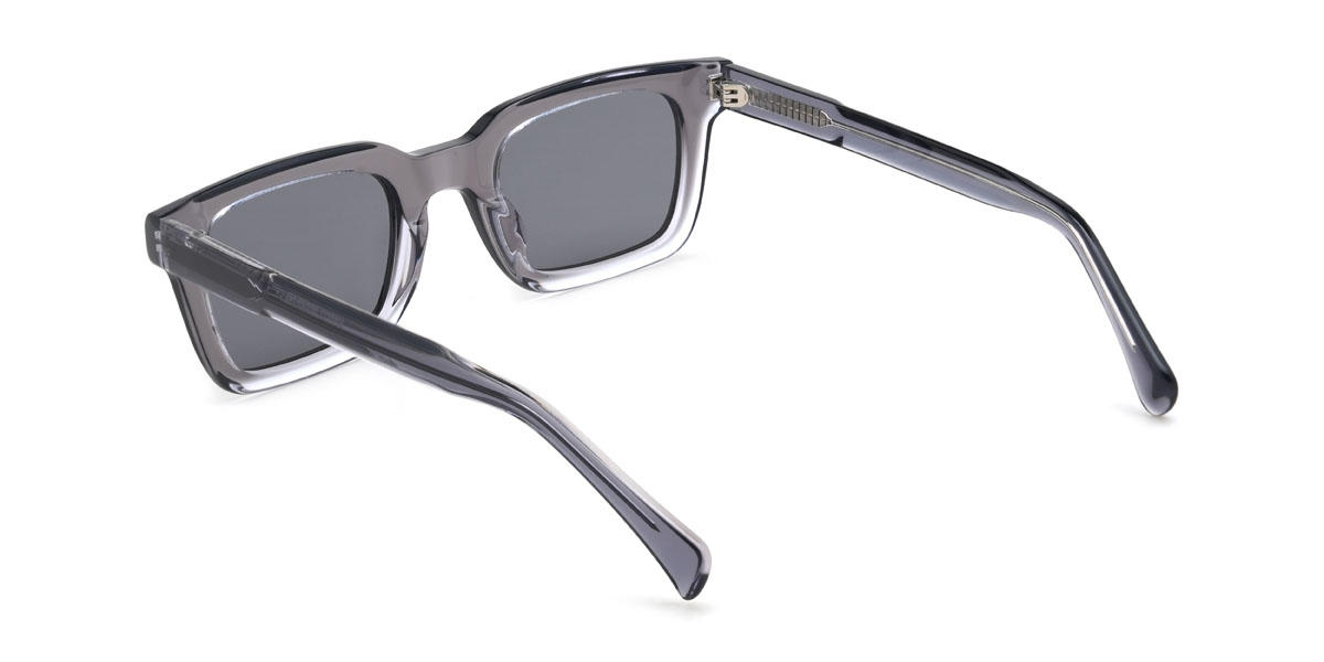 Grey Grey Aadhya Glasses - Rectangle Sunglasses
