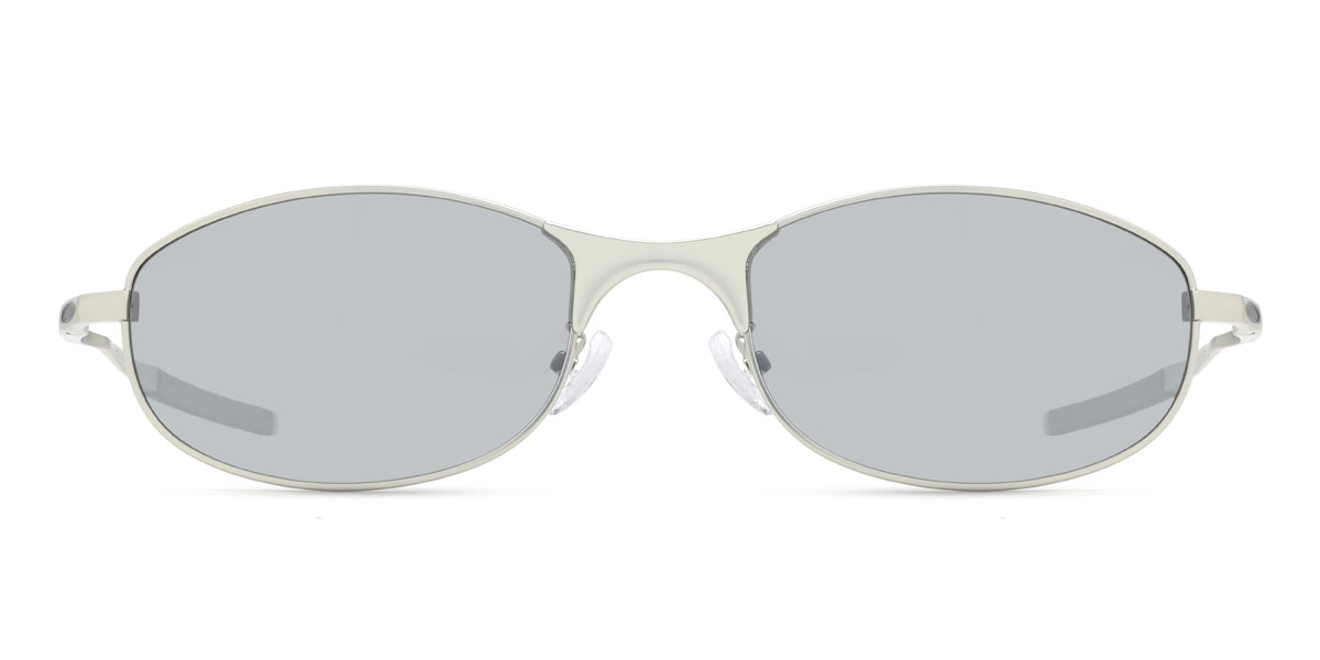 Silver Grey Finneas - Rectangle Sunglasses