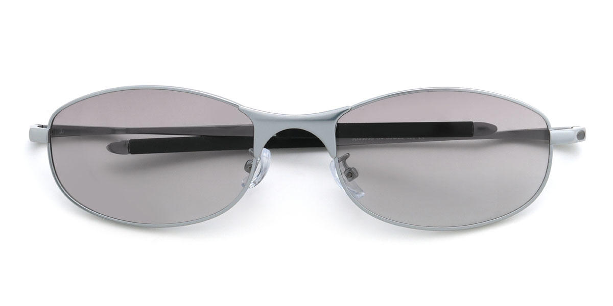 Plata Gris degradado Finneas Gafas - Rectangle Sunglasses
