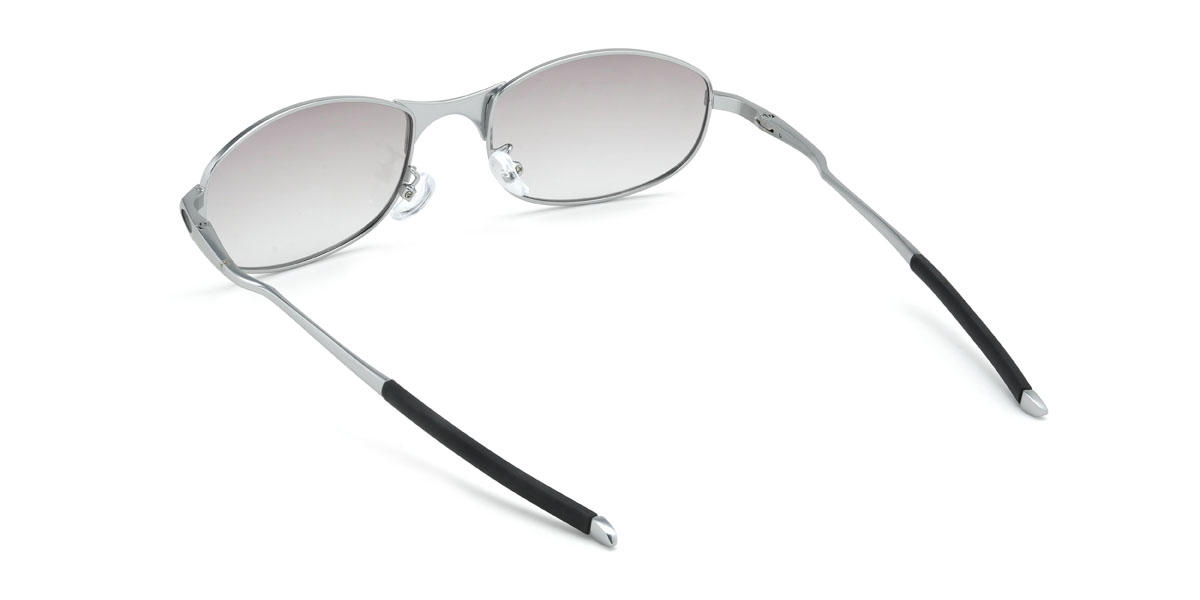 Plata Gris degradado Finneas Gafas - Rectangle Sunglasses