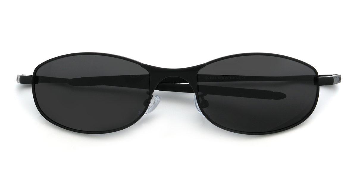 Black Grey Finneas Glasses - Rectangle Sunglasses
