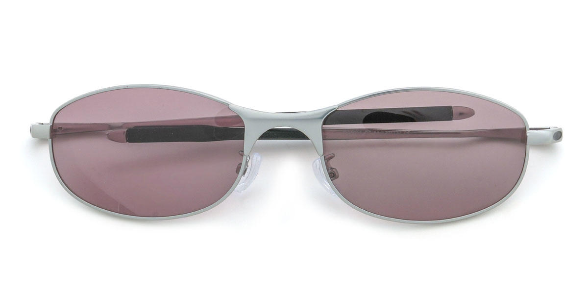Silver Pink Finneas Glasses - Rectangle Sunglasses