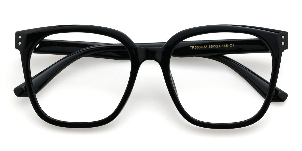 Black Quigley Glasses - Square Glasses