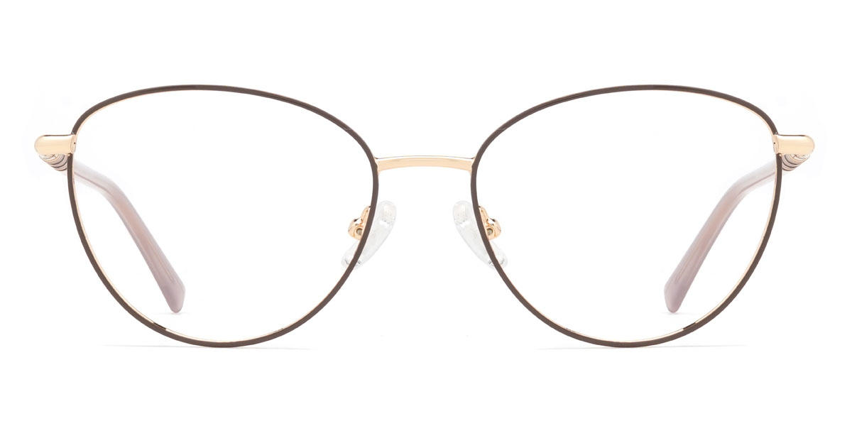 Braun Alisha Brille - Oval Glasses