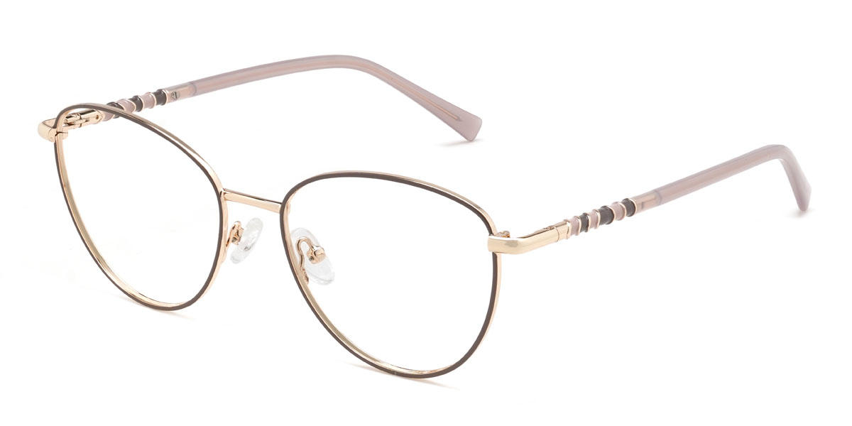 Braun Alisha Brille - Oval Glasses