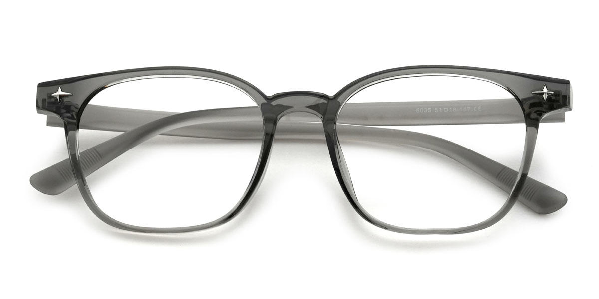 Gris Jayleen Lunettes - Rectangle Glasses