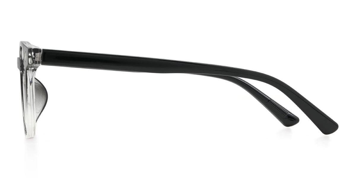 Noir Transparent Jayleen Lunettes - Rectangle Glasses