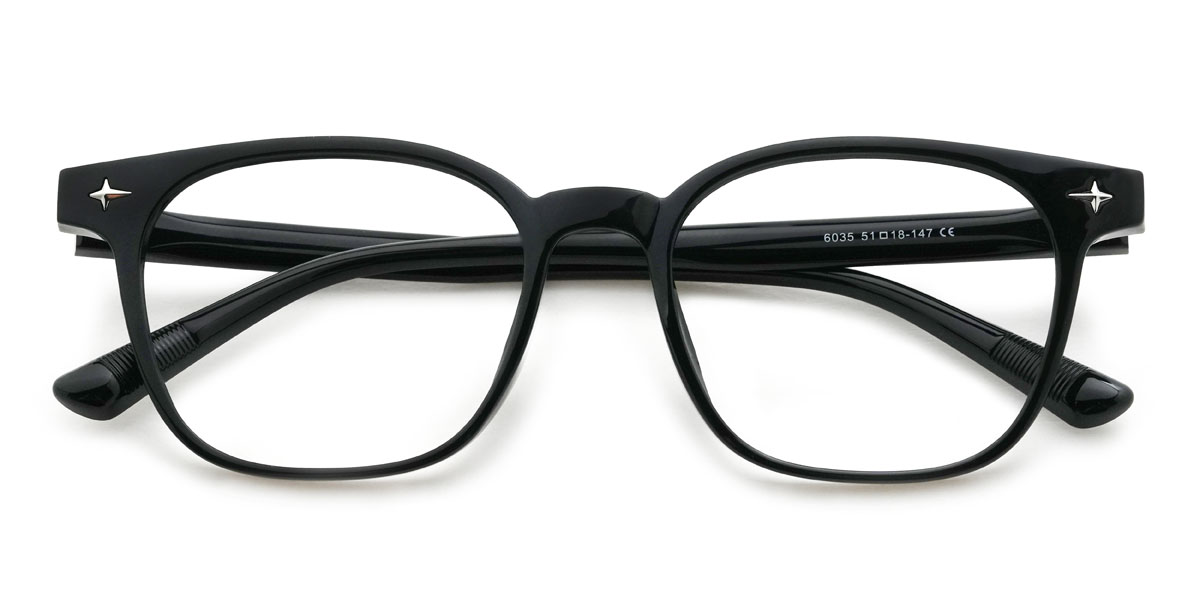 Noir Jayleen Lunettes - Rectangle Glasses