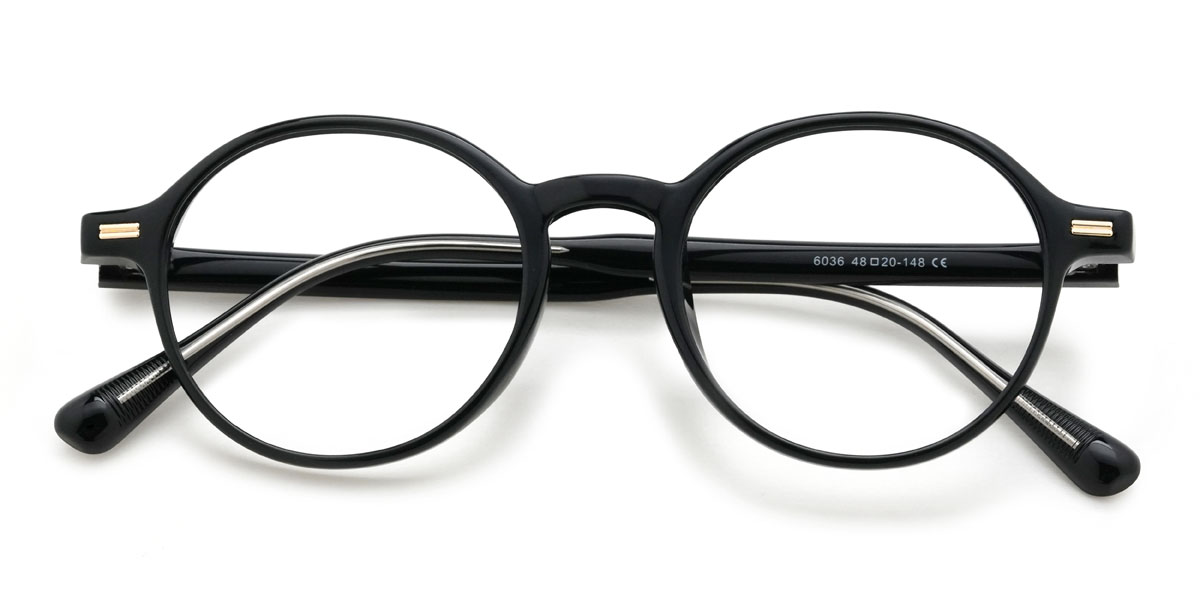 Noir Rowyn Lunettes - Round Glasses