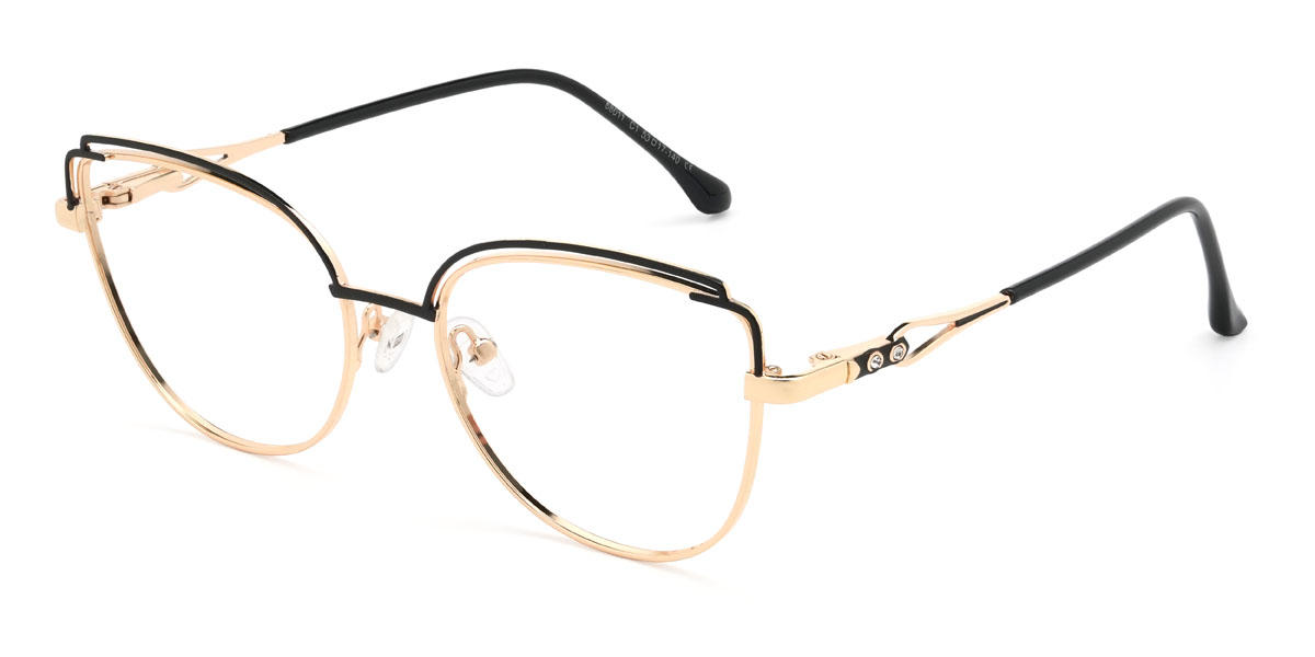 Or Noir Kendra Lunettes - Cat Eye Glasses