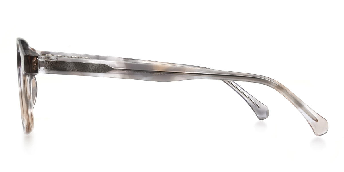Brun gris Marcos Lunettes - Square Clip-On Sunglasses