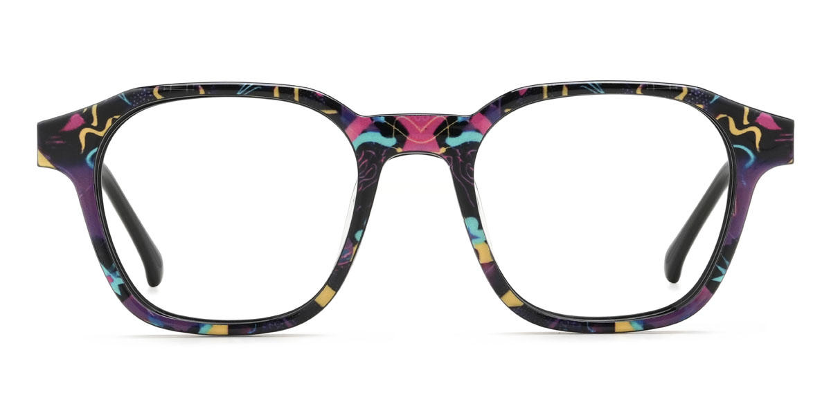 Brun gris Marcos Lunettes - Square Clip-On Sunglasses