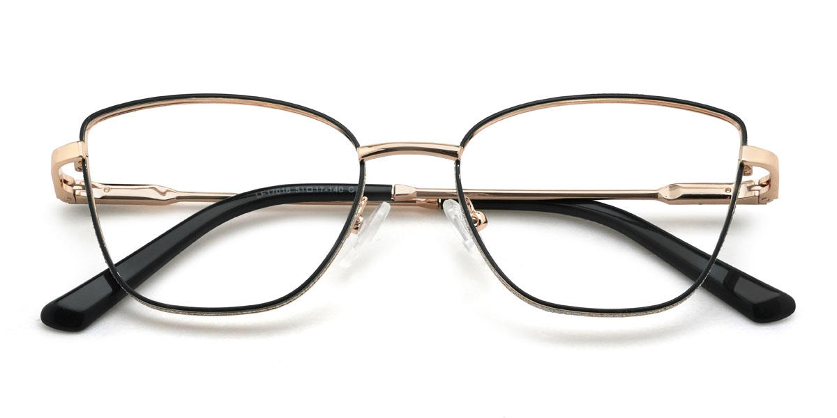 Noir Nikolai Lunettes - Cat Eye Glasses