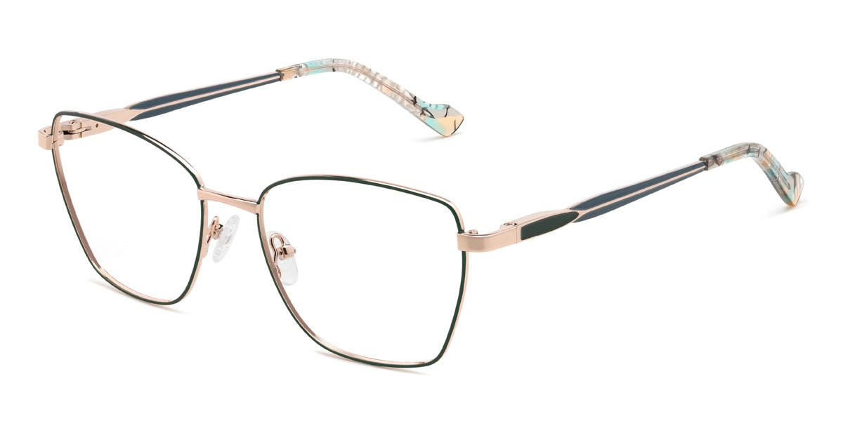 Profond Vert Everley Lunettes - Cat Eye Glasses