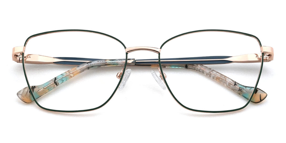 Profond Vert Everley Lunettes - Cat Eye Glasses