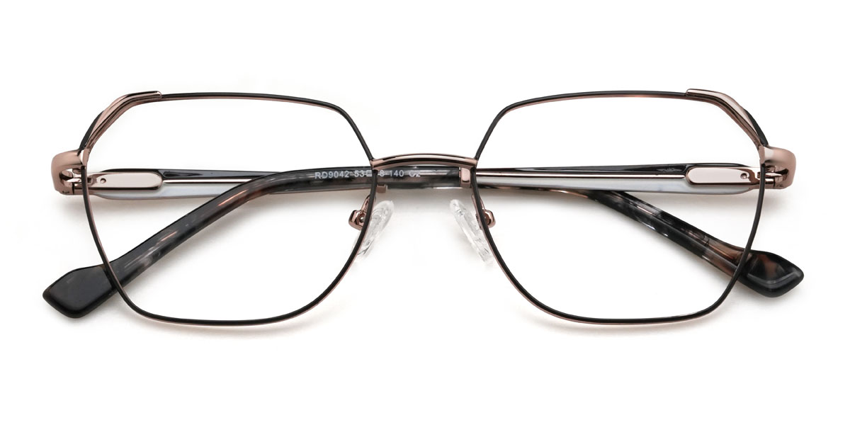 Marron Amaia Lunettes - Rectangle Glasses