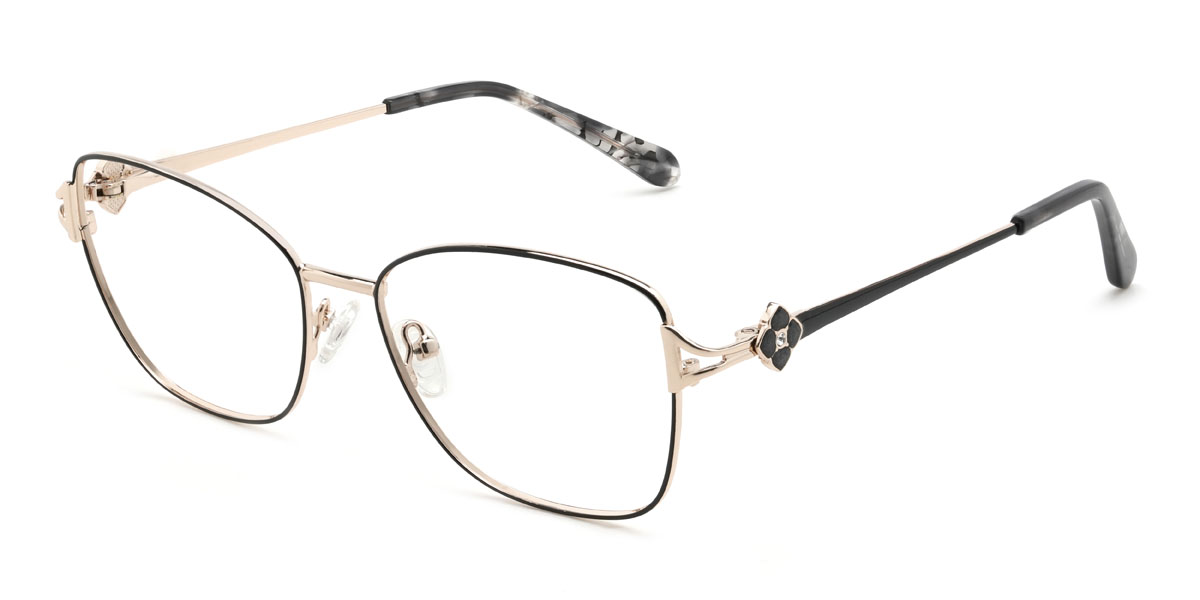 Noir Itzel Lunettes - Rectangle Glasses