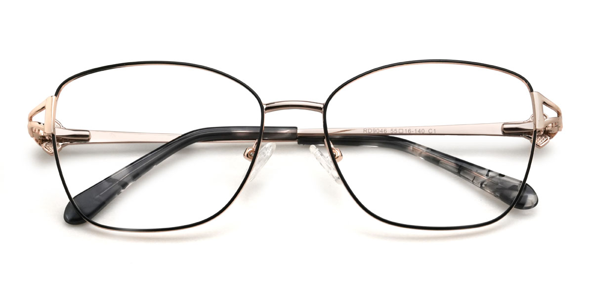 Noir Itzel Lunettes - Rectangle Glasses