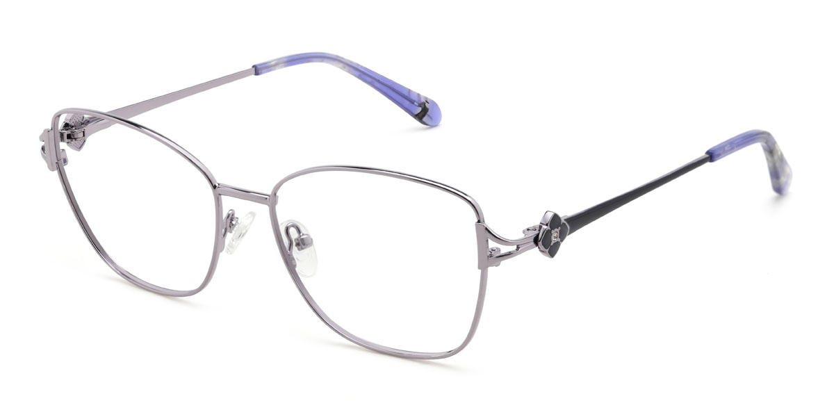 Violet clair Itzel Lunettes - Rectangle Glasses