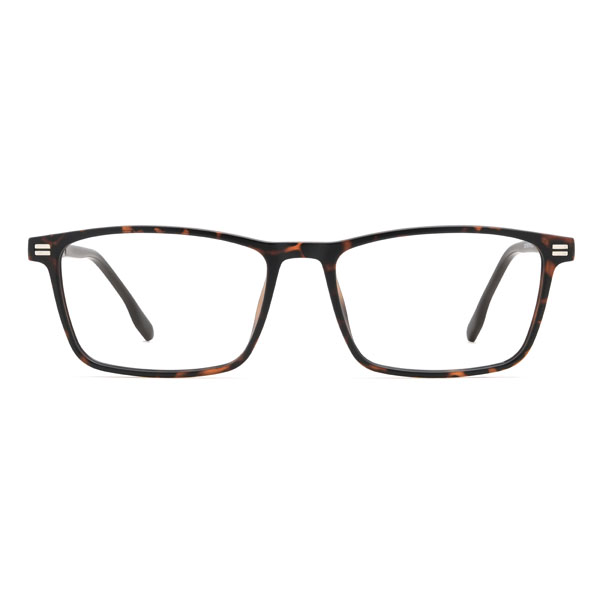 Écaille Zahir Lunettes - Rectangle Clip-On Sunglasses