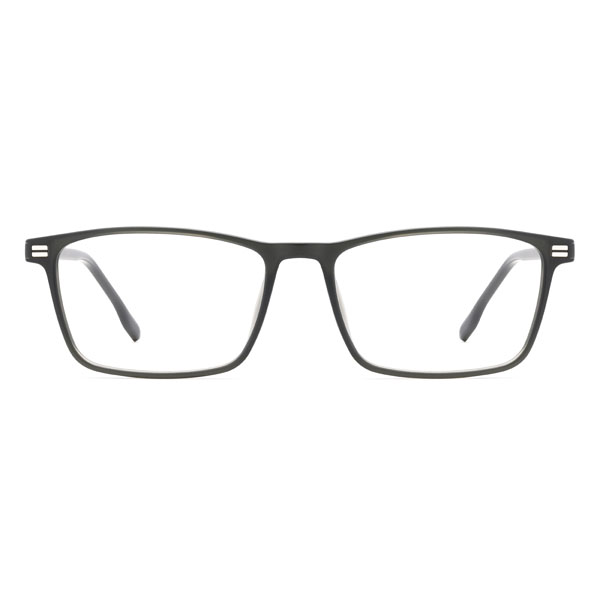 Gris Zahir Lunettes - Rectangle Clip-On Sunglasses