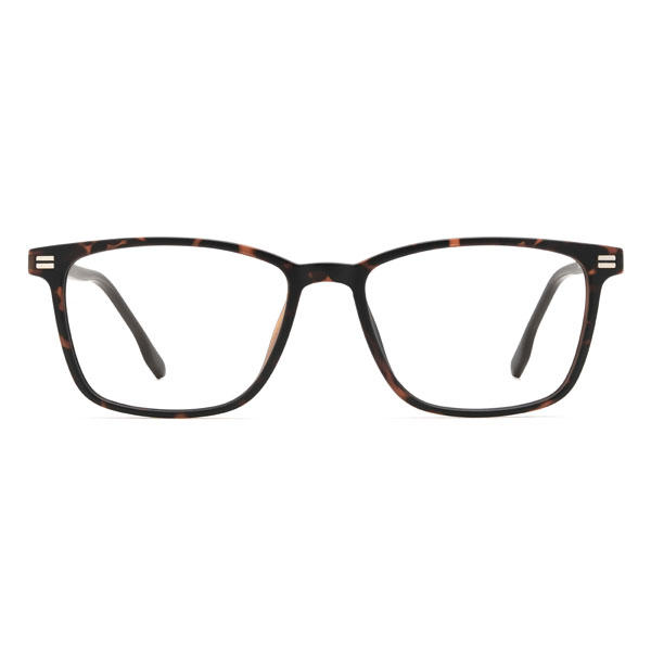 Écaille Kamiyah Lunettes - Rectangle Clip-On Sunglasses