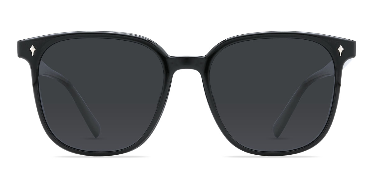 Noir Gris Elina - Square Sunglasses