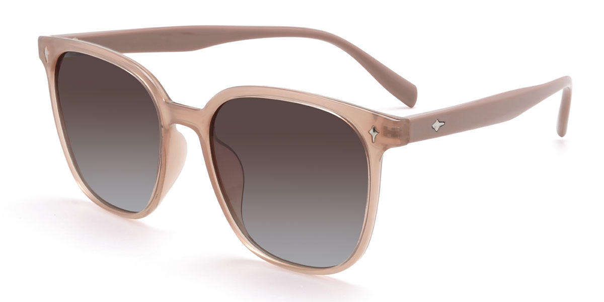 Camée Marron Marron Elina Lunettes - Square Sunglasses