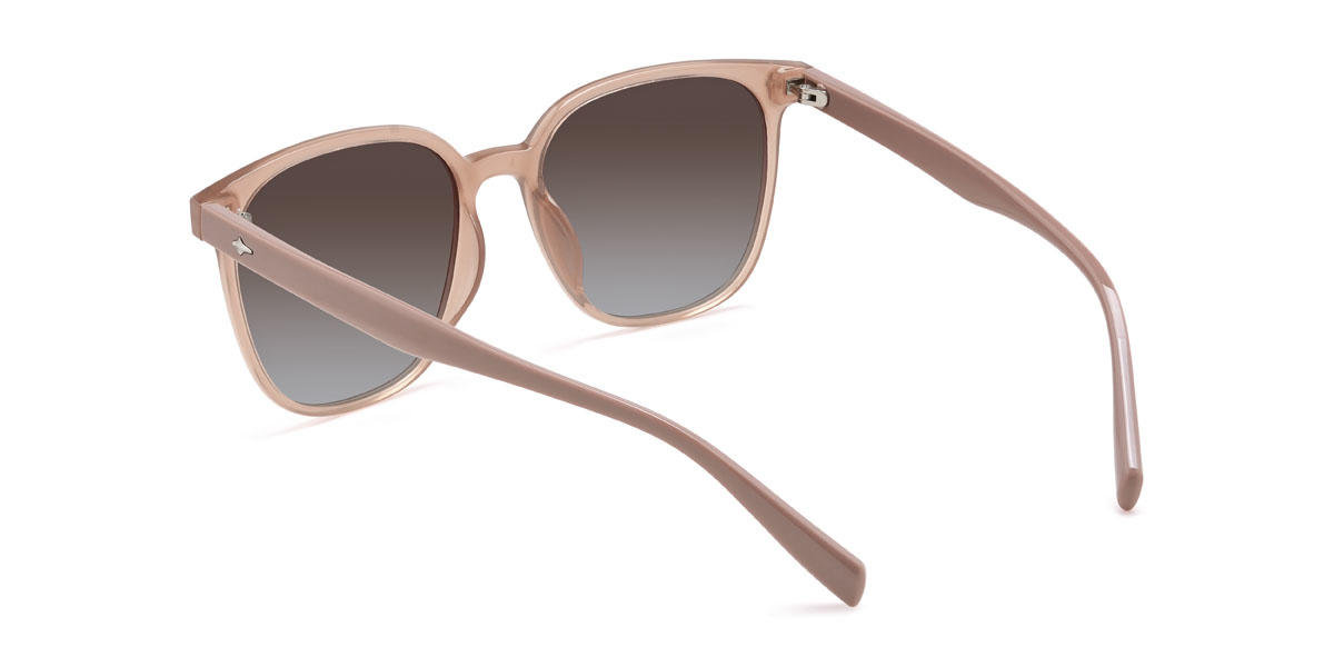 Camée Marron Marron Elina Lunettes - Square Sunglasses