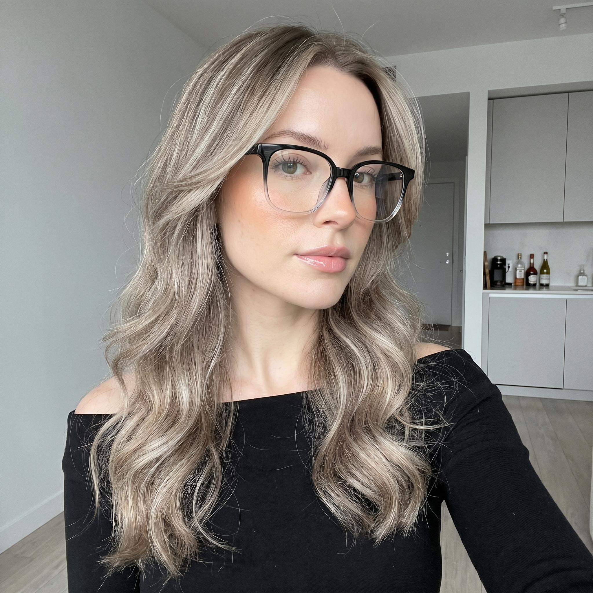 Fekete átlátszó Zico Szemüveg - Square Glasses