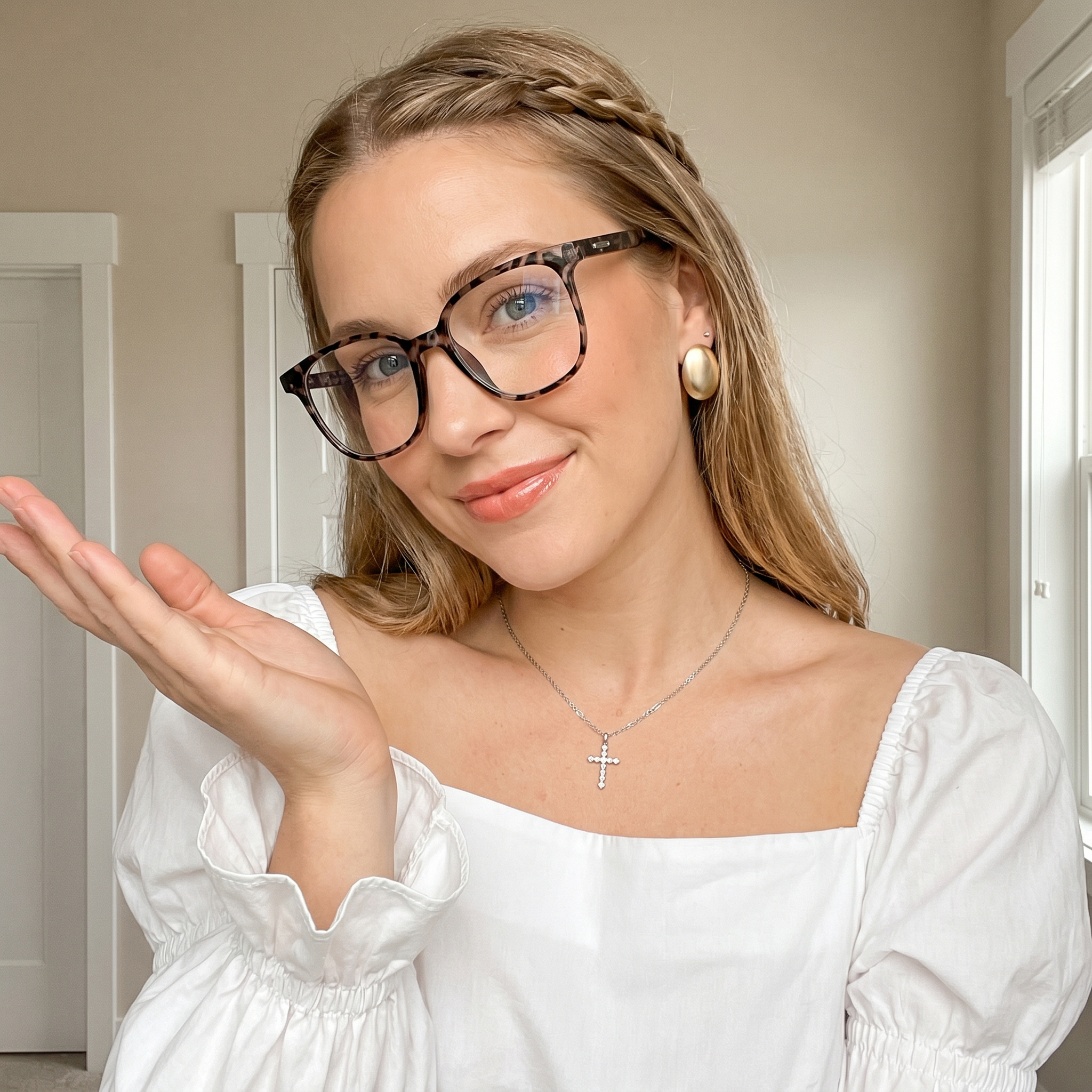 Ivory Tortoiseshell Zico Glasses - Square Glasses