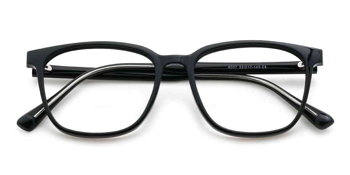 Noir Isaias Lunettes - Rectangle Glasses