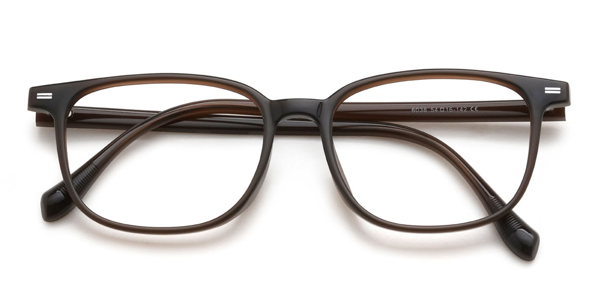 Foncé Brun Braelyn Lunettes - Rectangle Glasses