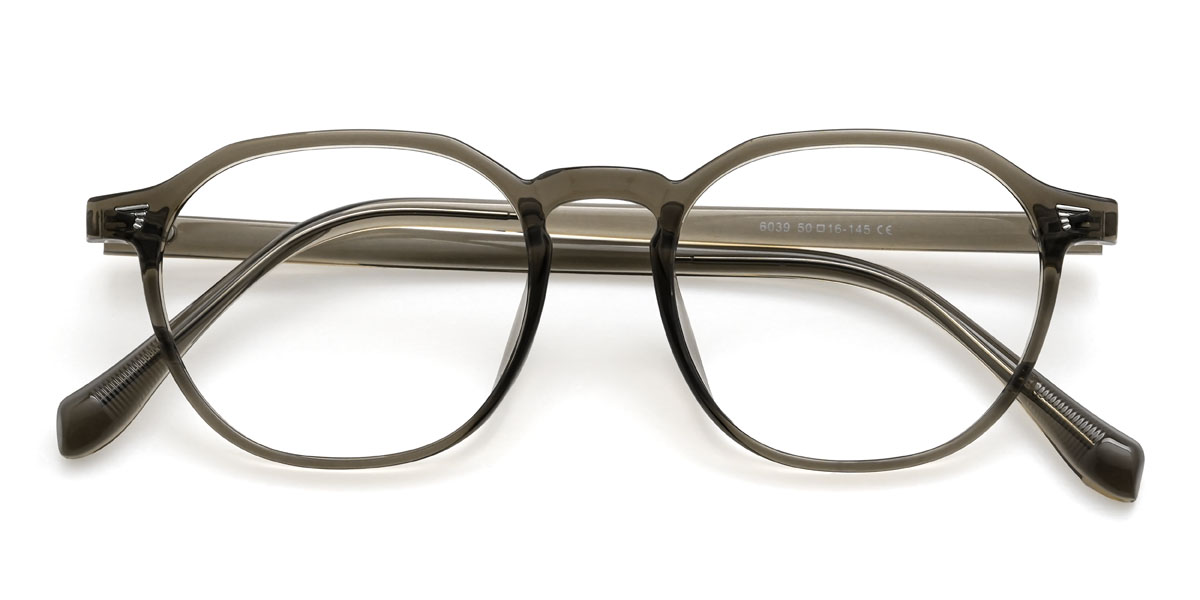 Gris Zaniyah Lunettes - Oval Glasses