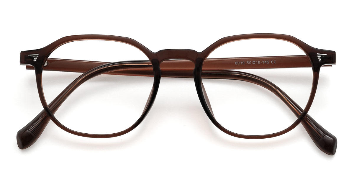 Marron Zaniyah Lunettes - Oval Glasses