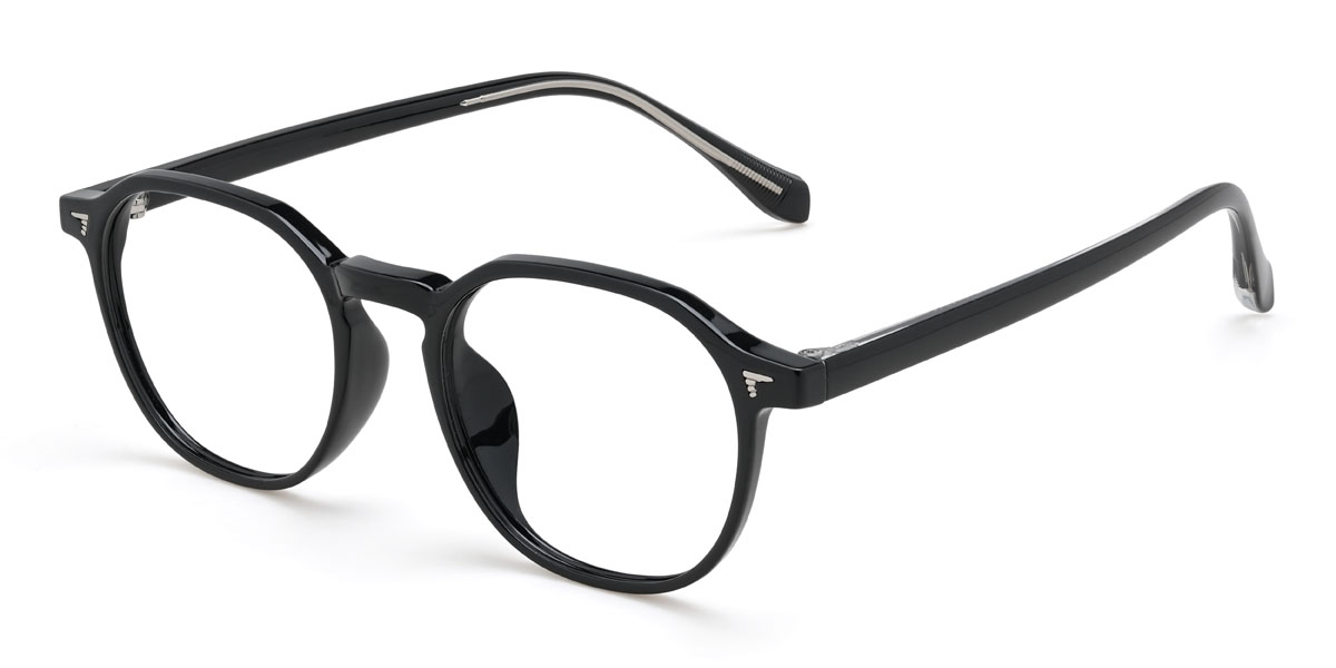 Noir Zaniyah Lunettes - Oval Glasses