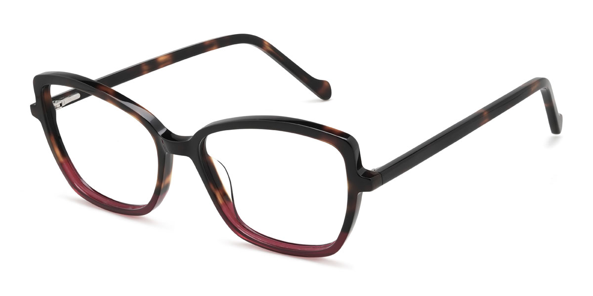 Écaille Vin de Tortue Ayesha Lunettes - Rectangle Glasses