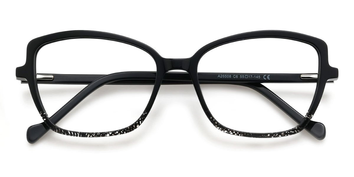 Noir Ayesha Lunettes - Rectangle Glasses