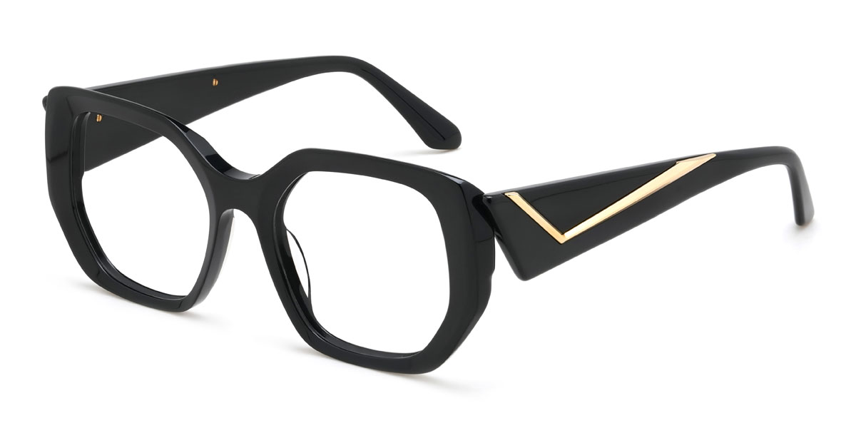 Noir Dakari Lunettes - Square Glasses